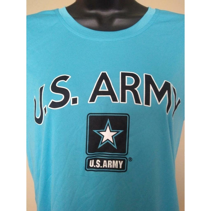 U.S. Army Womens Size L Large Blue J.America Athletic Shirt Image 2