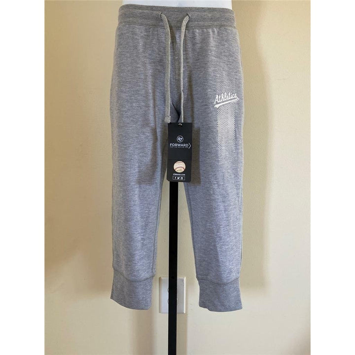 Oakland Athletics As Womens Size S Small 47 Gray Capri Pants Image 1