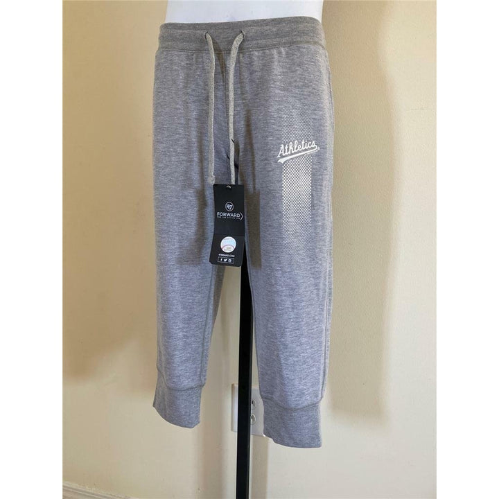 Oakland Athletics As Womens Size S Small 47 Gray Capri Pants Image 2