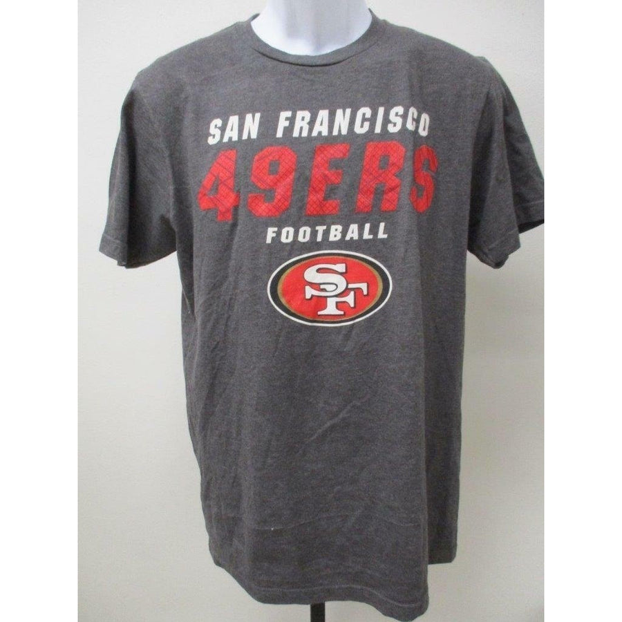 San Francisco 49ers Mens Size S Small Majestic Gray Shirt MSRP 28 Image 1