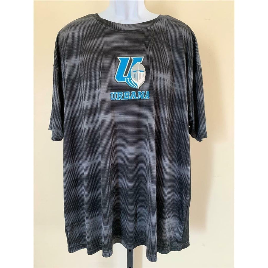 Urbana Blue Knights Mens Size 3XL Black Russell Athletic Shirt Image 1