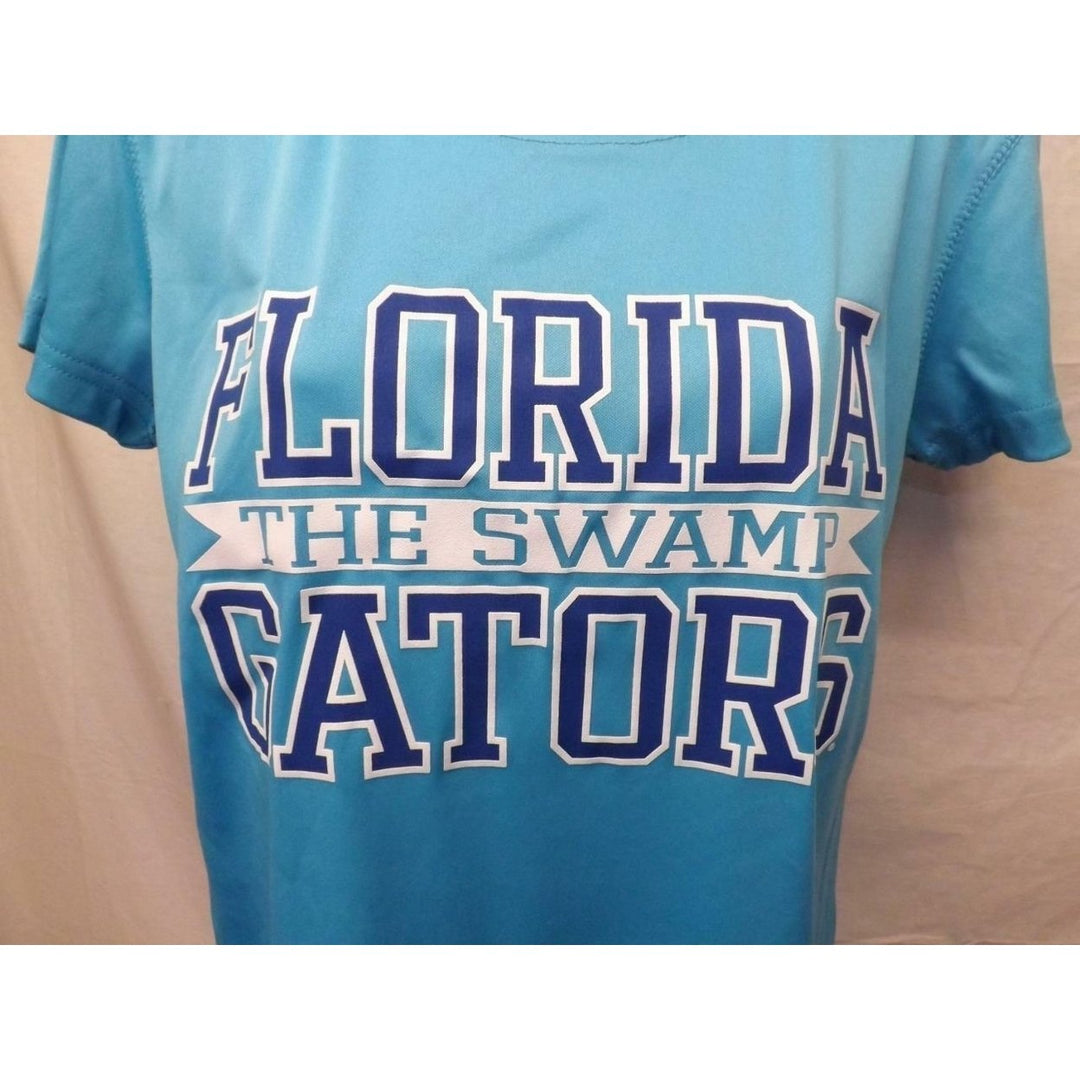 Florida Gators "The Swamp" Women Size M Medium Light Blue Shirt Image 3