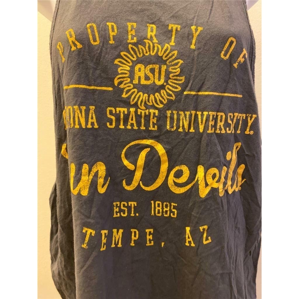 Arizona State Sun Devils Womens M Medium Gray Shirt Image 3