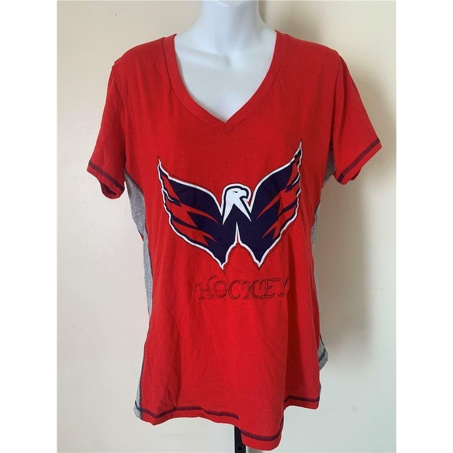 Washington Capitals Womens Size S Small Red Shirt Image 1