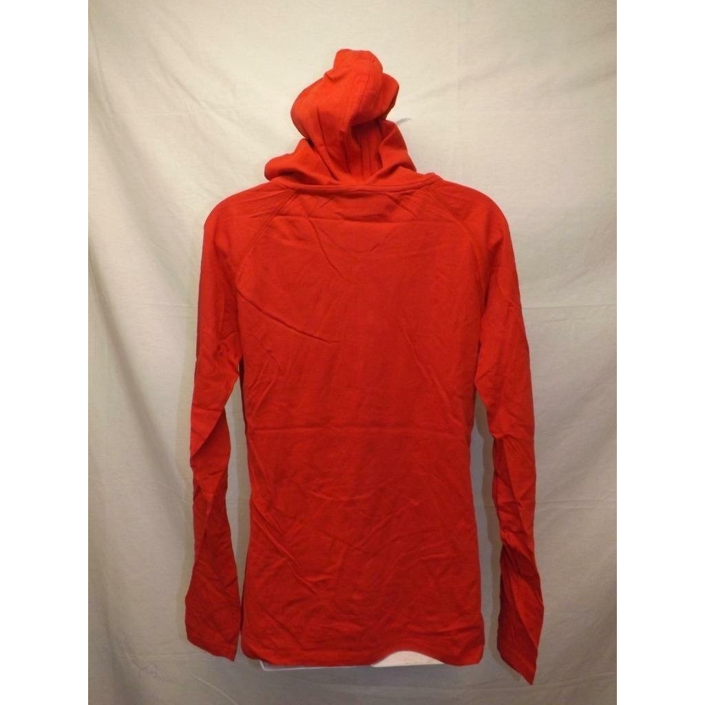 Wisconsin Badgers "Go Badgers" Womens Size M Medium Red hooded Shirt Image 3