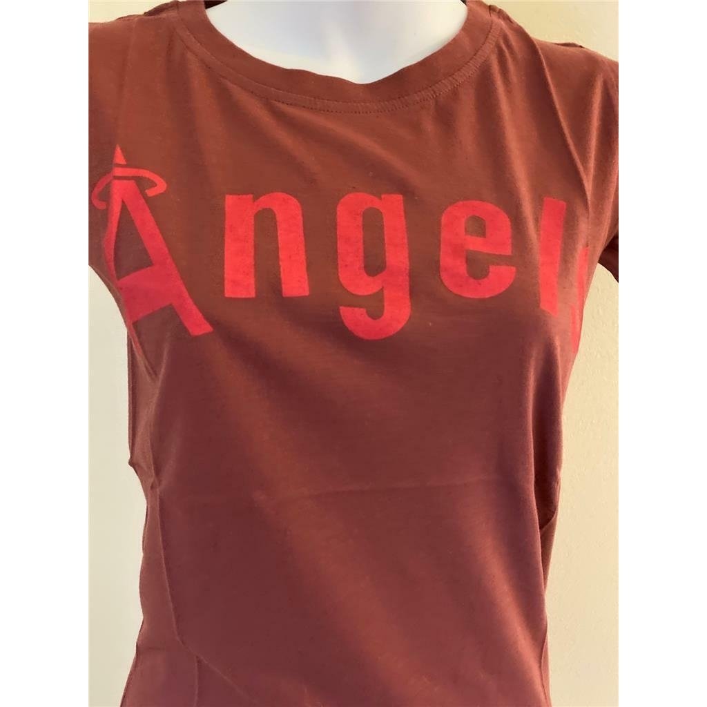 Anaheim Angels Womens Size S Small Red Shirt Image 3