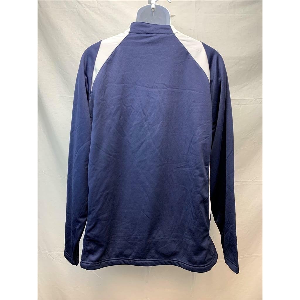 Michigan Wolverines Mens L Large Navy Blue 1/4 Zip Light Jacket Image 4