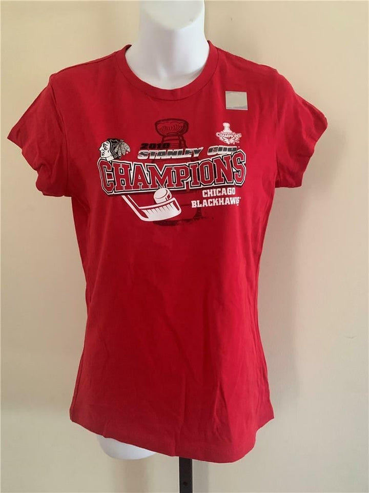 Chicago Blackhawks Womens Size S Small Red G-III Shirt Image 1