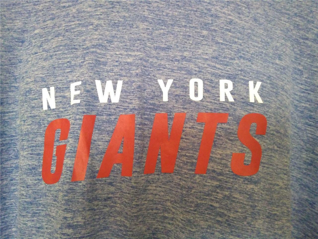 NY Giants Mens Size L Large Blue MSX By Michael Strahan Athletic Shirt Image 2