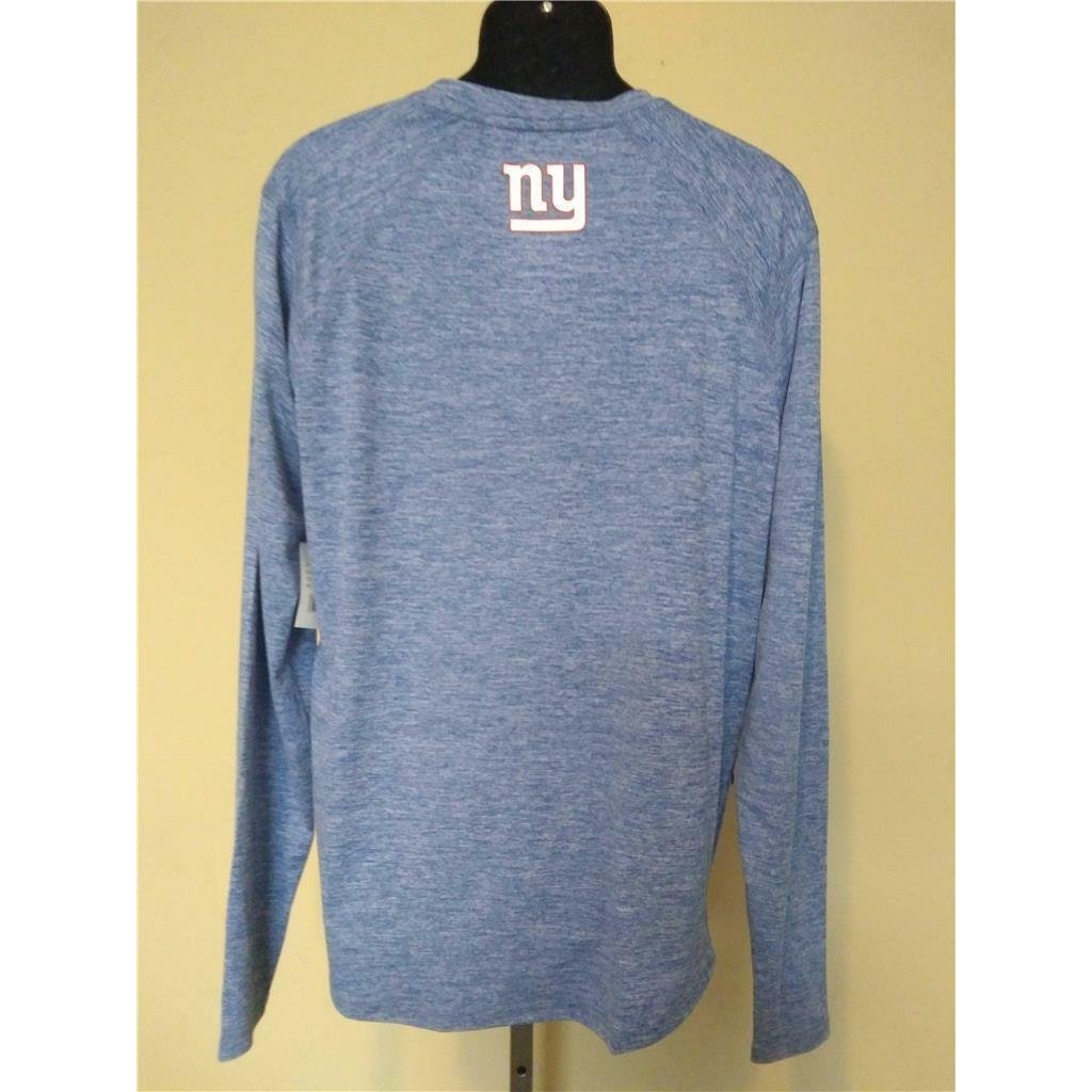 NY Giants Mens Size L Large Blue MSX By Michael Strahan Athletic Shirt Image 4