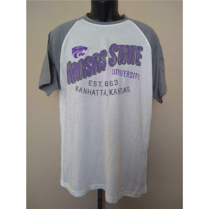 Minor Flaw Kansas State Wildcats Mens Size L White J. America Shirt Image 1