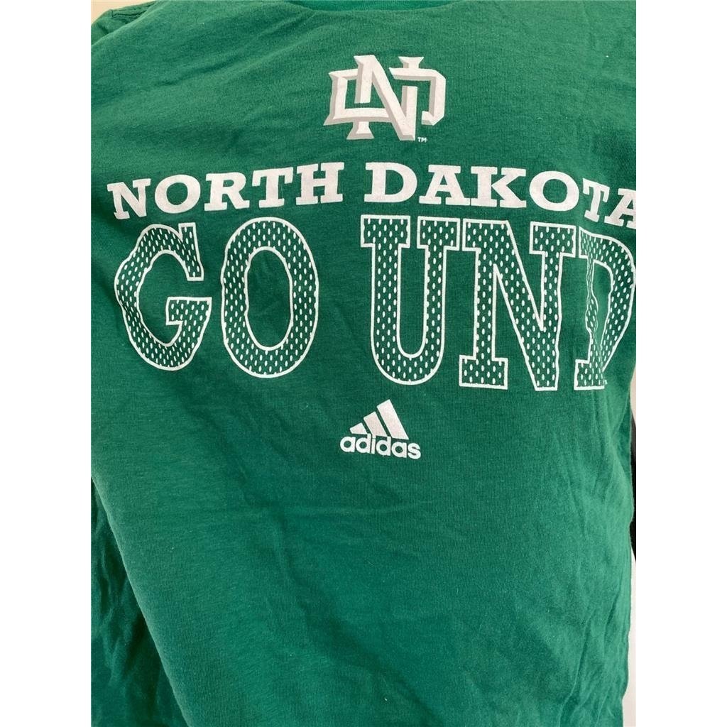 North Dakota Fighting Sioux Youth Size S Small Green Adidas Shirt Image 2