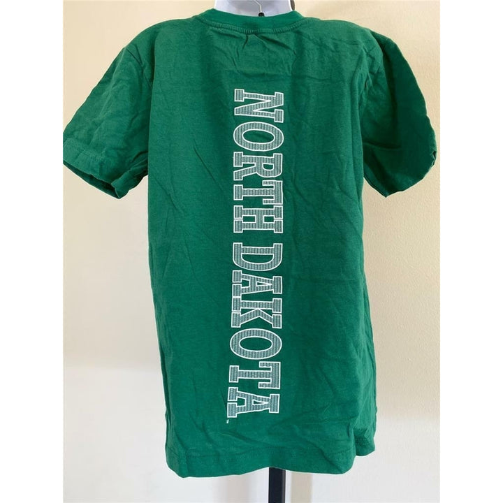 North Dakota Fighting Sioux Youth Size S Small Green Adidas Shirt Image 4