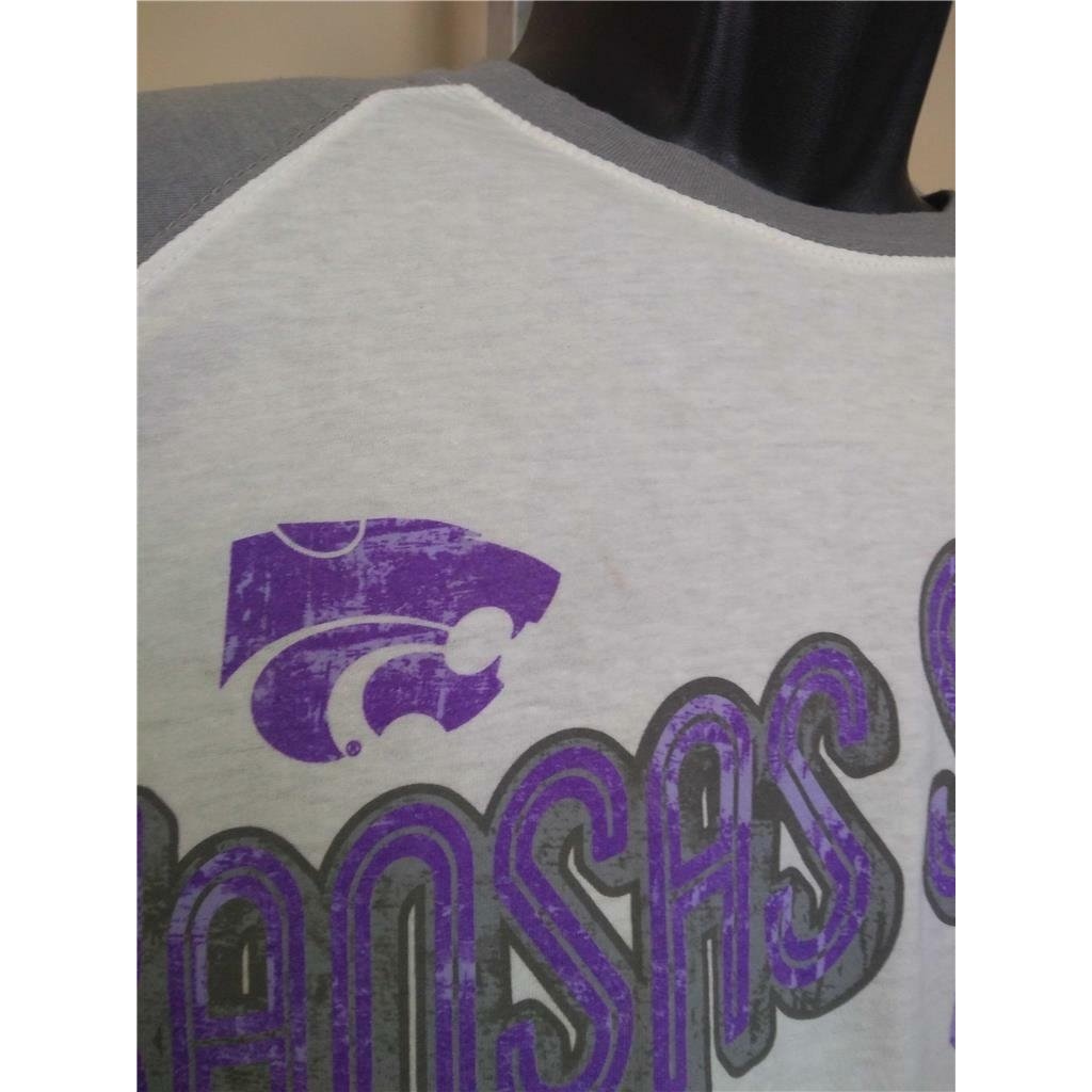 Minor Flaw Kansas State Wildcats Mens Size L White J. America Shirt Image 3