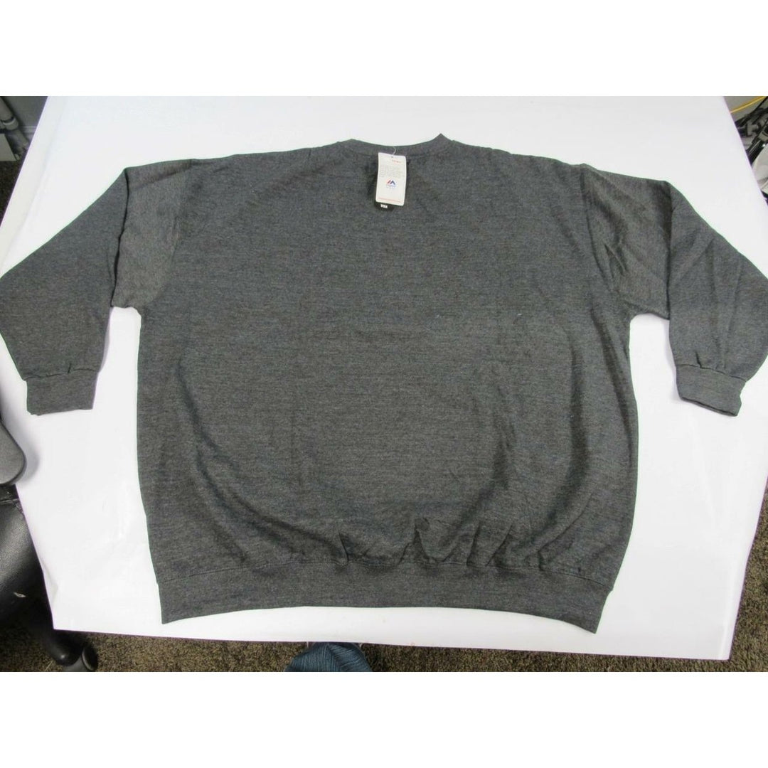 Denver Broncos Mens Size 5XL Majestic Gray Sweatshirt Image 3