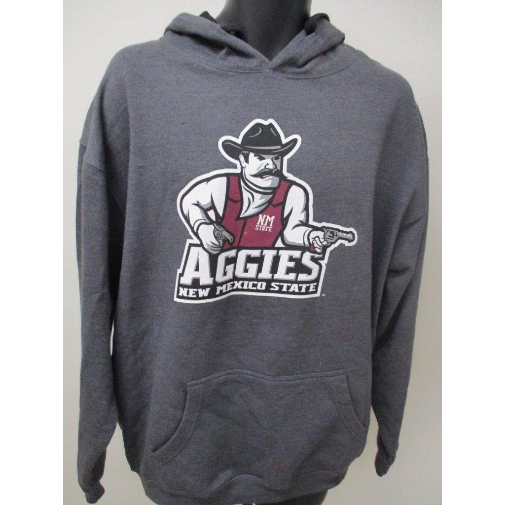 Mexico State Aggies Men Size L Large Gray Hoodie Image 1