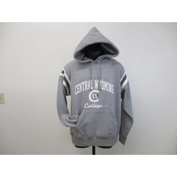 Central Wyoming Outlaws Mens Size S Small Gray Hoodie Image 2