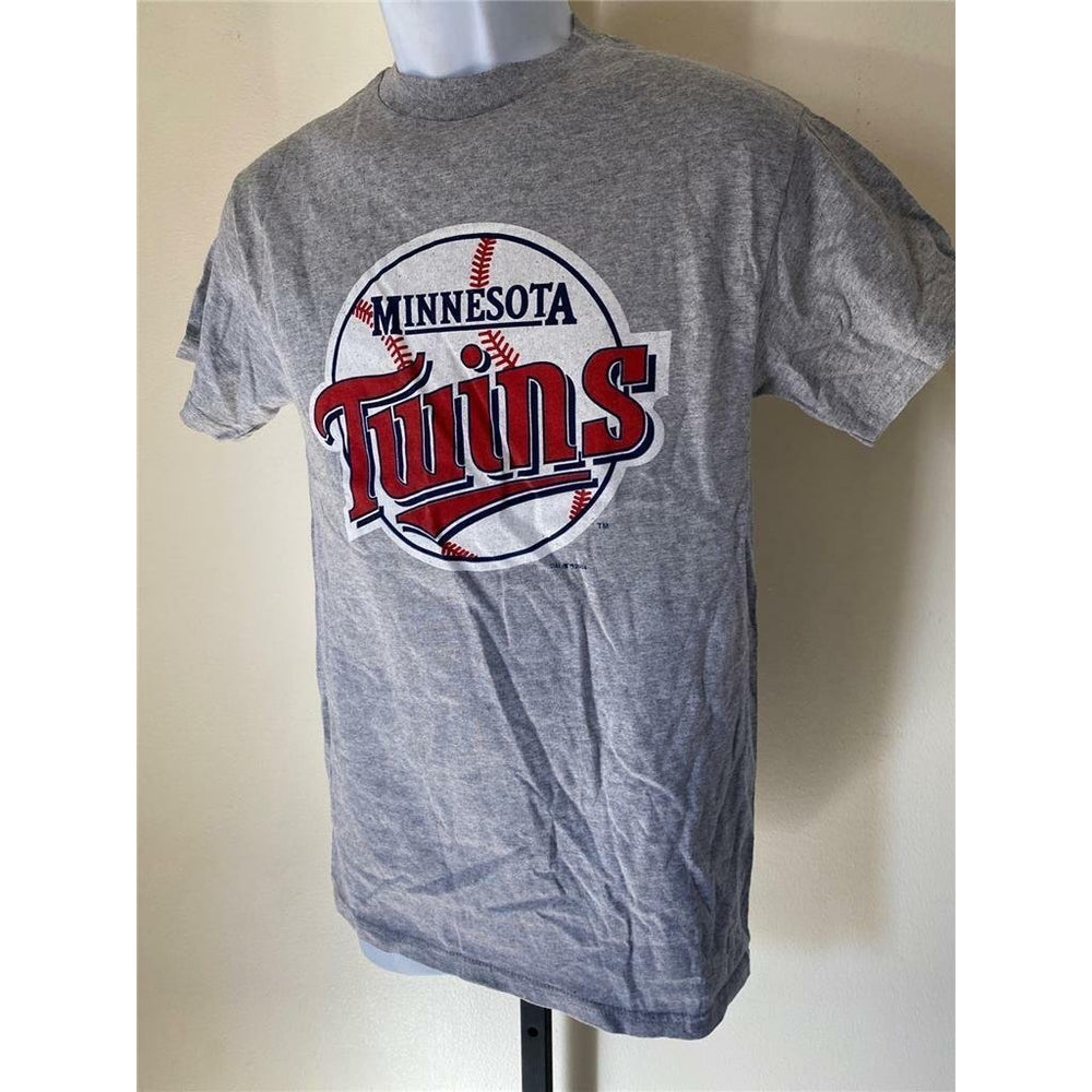 Minnesota Twins Mens Size S Small Gray Shirt Image 2