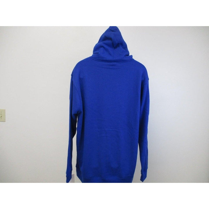 Boise State University Mens Size XL XLarge Blue Hoodie Image 4