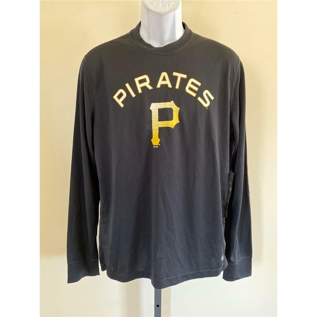 Pittsburgh Pirates Mens Size M Medium Black Shirt Image 1