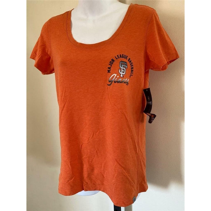 San Francisco Giants Womens Size S Small Orange Shirt Image 2