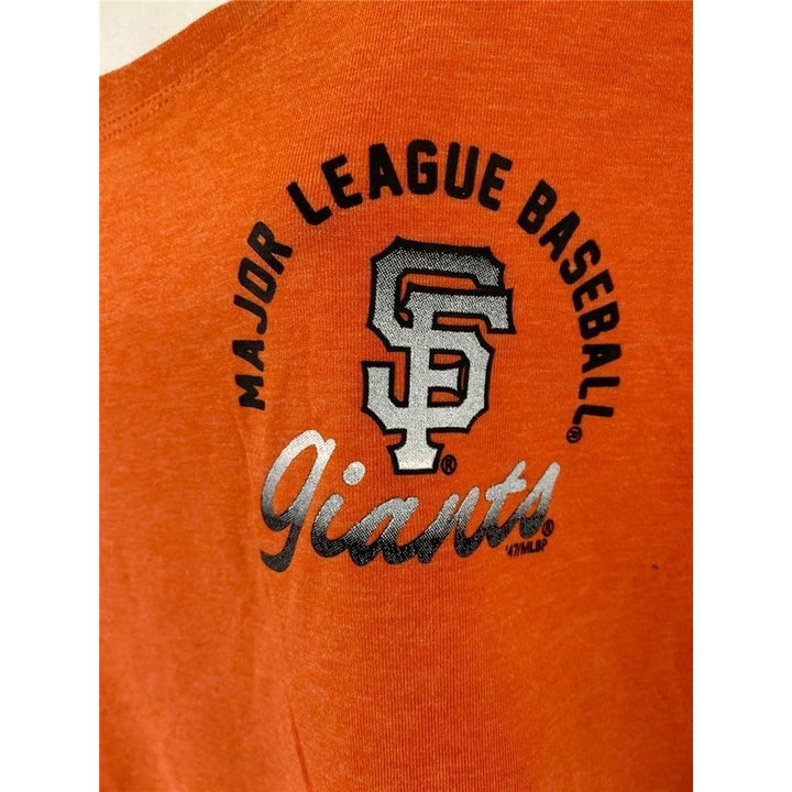 San Francisco Giants Womens Size S Small Orange Shirt Image 3