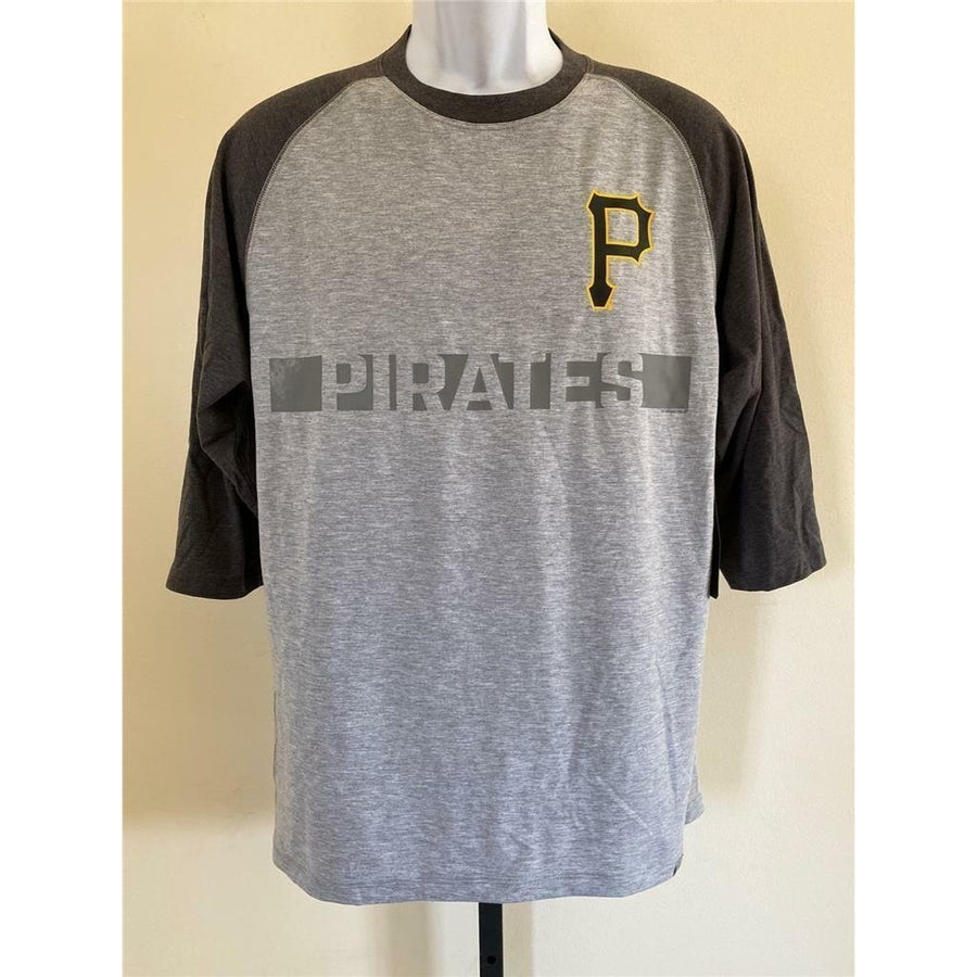 Pittsburgh Pirates Mens Size M Medium Gray Shirt Image 1