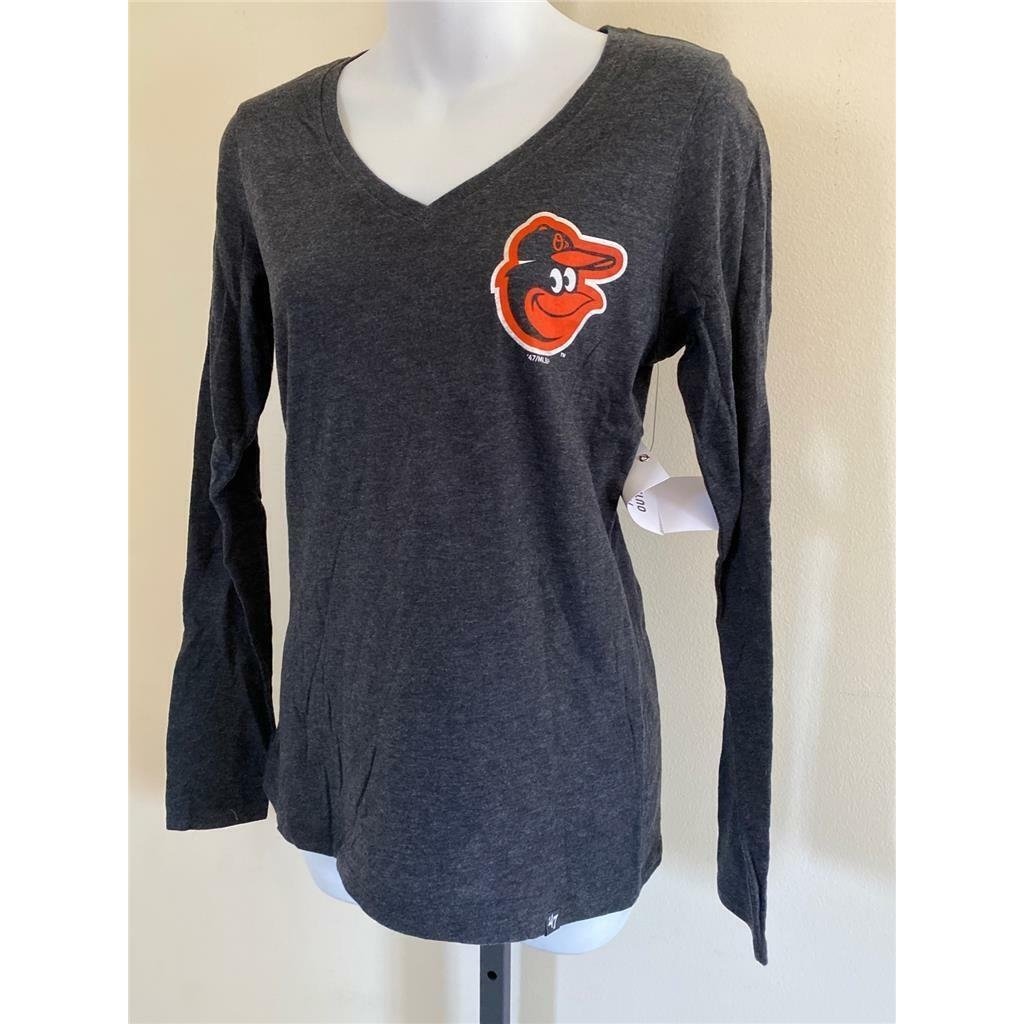 Baltimore Orioles Womens Size S Small Black Shirt Image 2