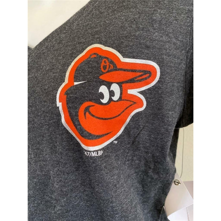 Baltimore Orioles Womens Size S Small Black Shirt Image 3