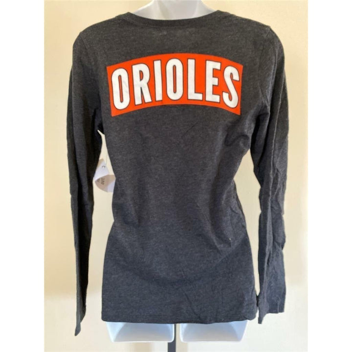 Baltimore Orioles Womens Size S Small Black Shirt Image 4