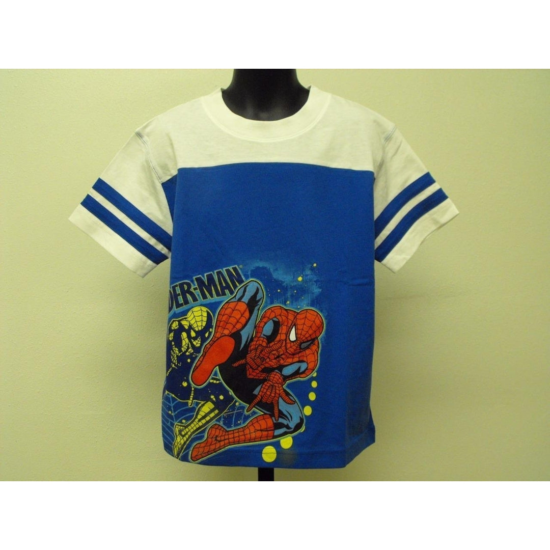 MARVEL SPIDERMAN KIDS KID MEDIUM M SIZE 5/6 SHIRT 67RM Image 1