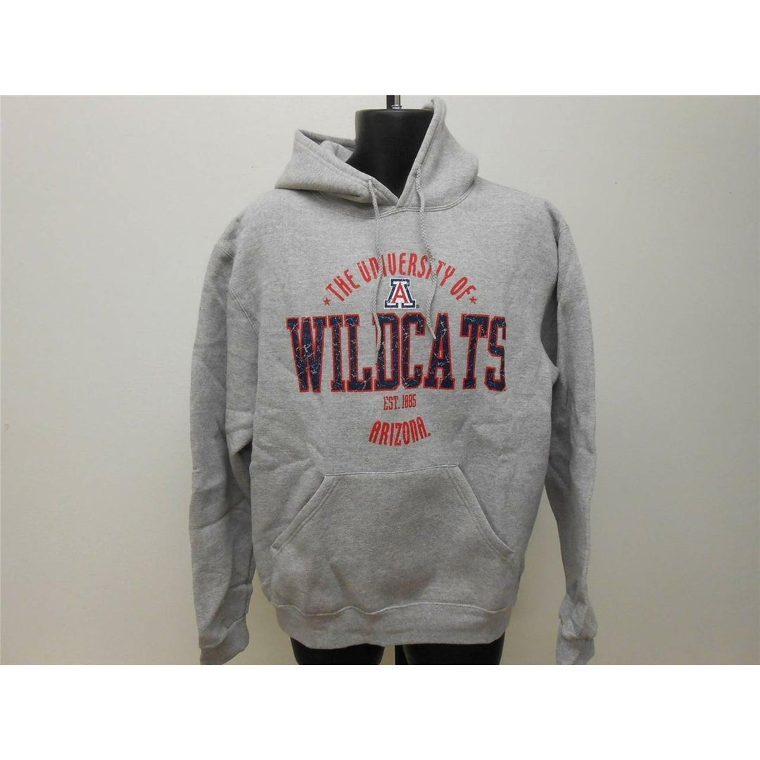 University of Arizona Wildcats Mens Size L Large Gray Hoodie Image 1