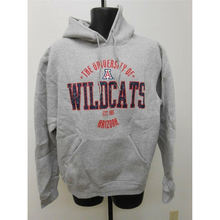 University of Arizona Wildcats Mens Size L Large Gray Hoodie Image 2