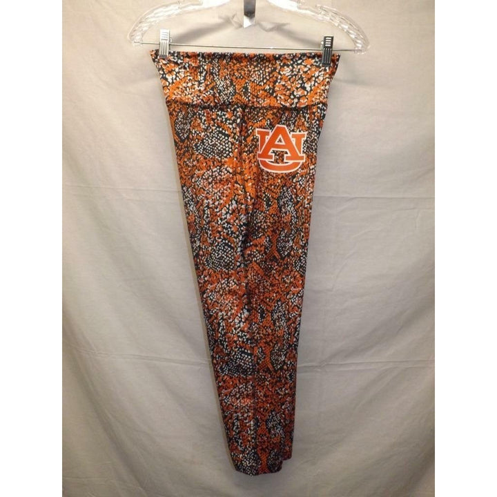 Zubaz Auburn Tigers Womens Size M Medium Yoga Capri Leggings Pants Image 6