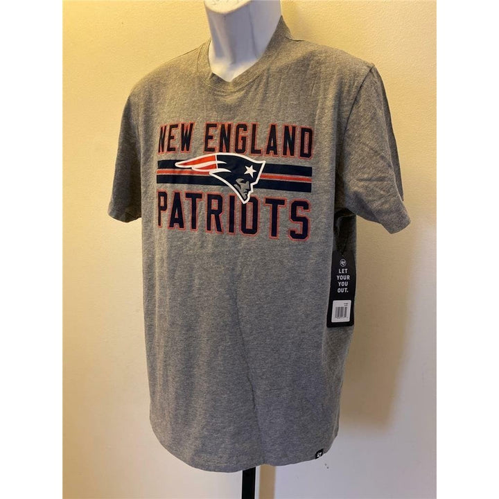 England Patriots Mens Size M Medium Gray Shirt Image 2