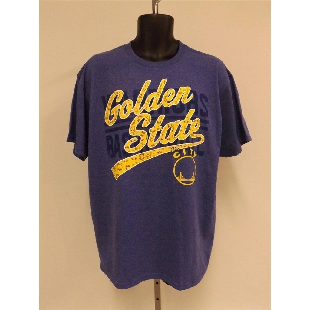 GOLDEN STATE WARRIORS MENS LARGE L NBA MAJESTIC T-SHIRT Image 1