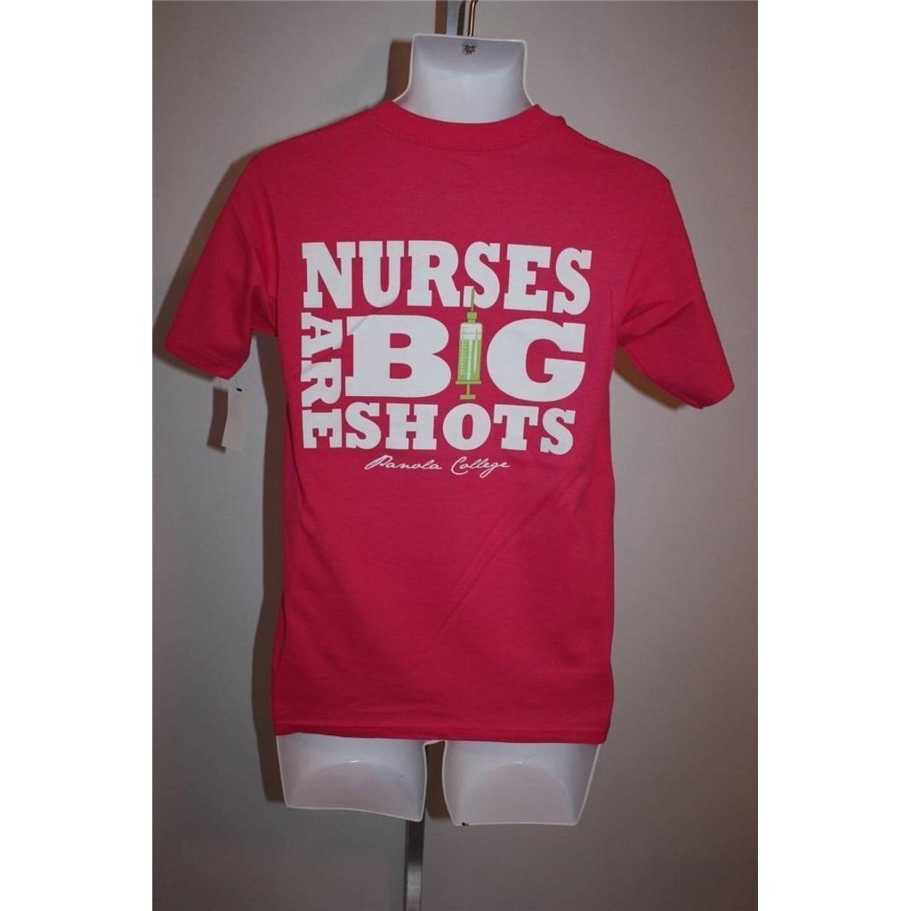 Panola College Adult Small S Big Shot Nurses Pink T-Shirt by J.America Image 1