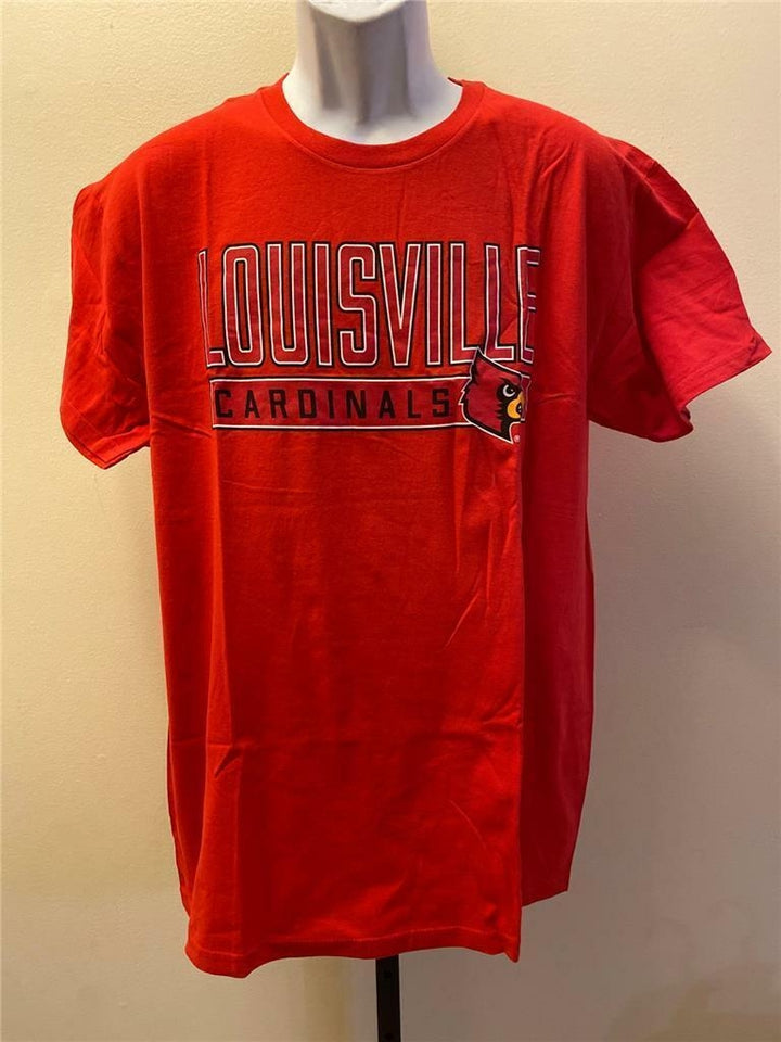 Louisville Cardinals Mens Size L Large Red Shirt Image 1