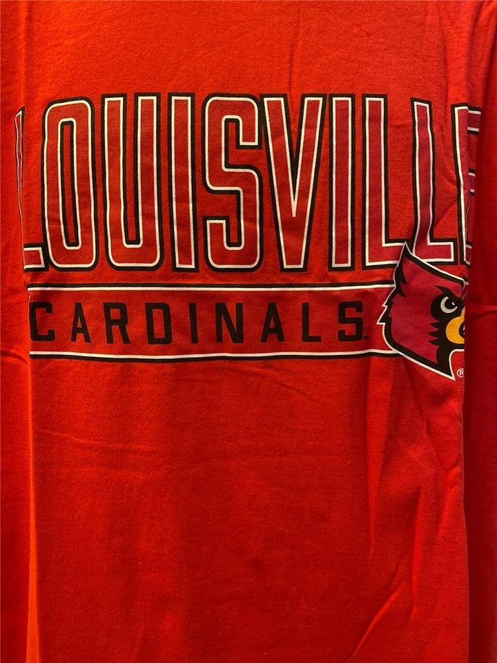 Louisville Cardinals Mens Size L Large Red Shirt Image 3