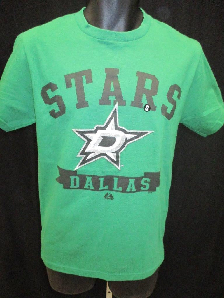 Dallas Stars Size S Small Green Majestic Shirt 25 MSRP Image 1