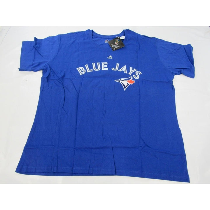 Toronto Blue Jays 20 Josh Donaldson Majestic Womens Plus Size 1X Shirt Image 6