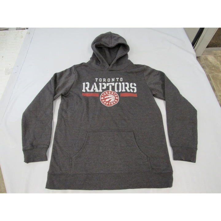 Toronto Raptors Mens Size XL XLarge Gray Hoodie Image 1