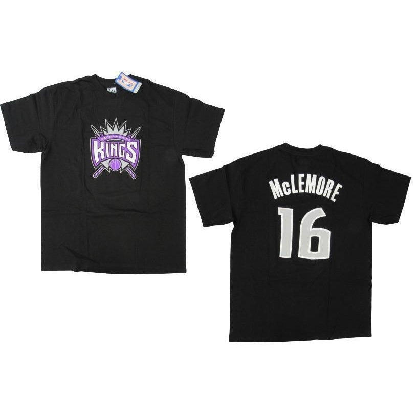 Ben McLemore 16 Sacramento Kings Mens Size L Large Black Majestic Shirt Image 1