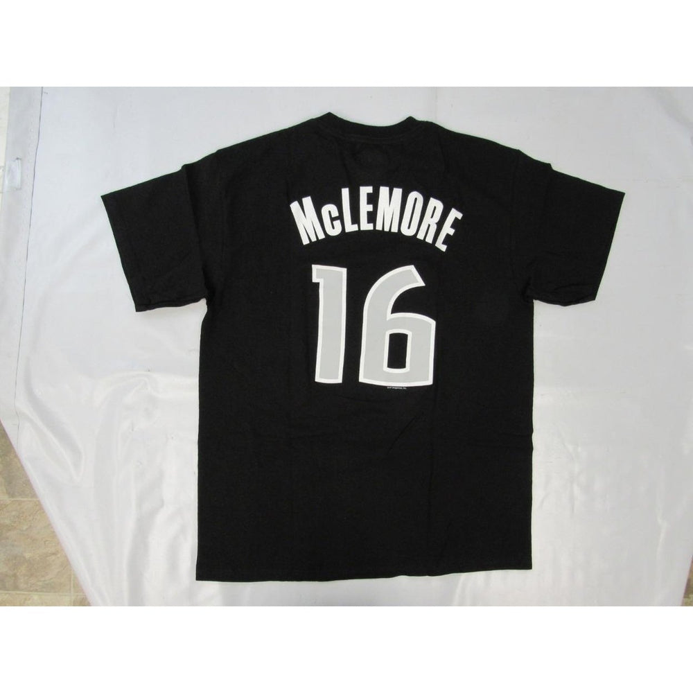 Ben McLemore 16 Sacramento Kings Mens Size L Large Black Majestic Shirt Image 2