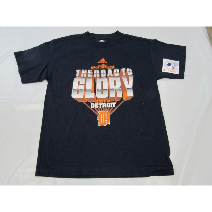 2011 Post Season "The Road to Glory" Youth Size L Navy Blue Adidas Shirt Image 1