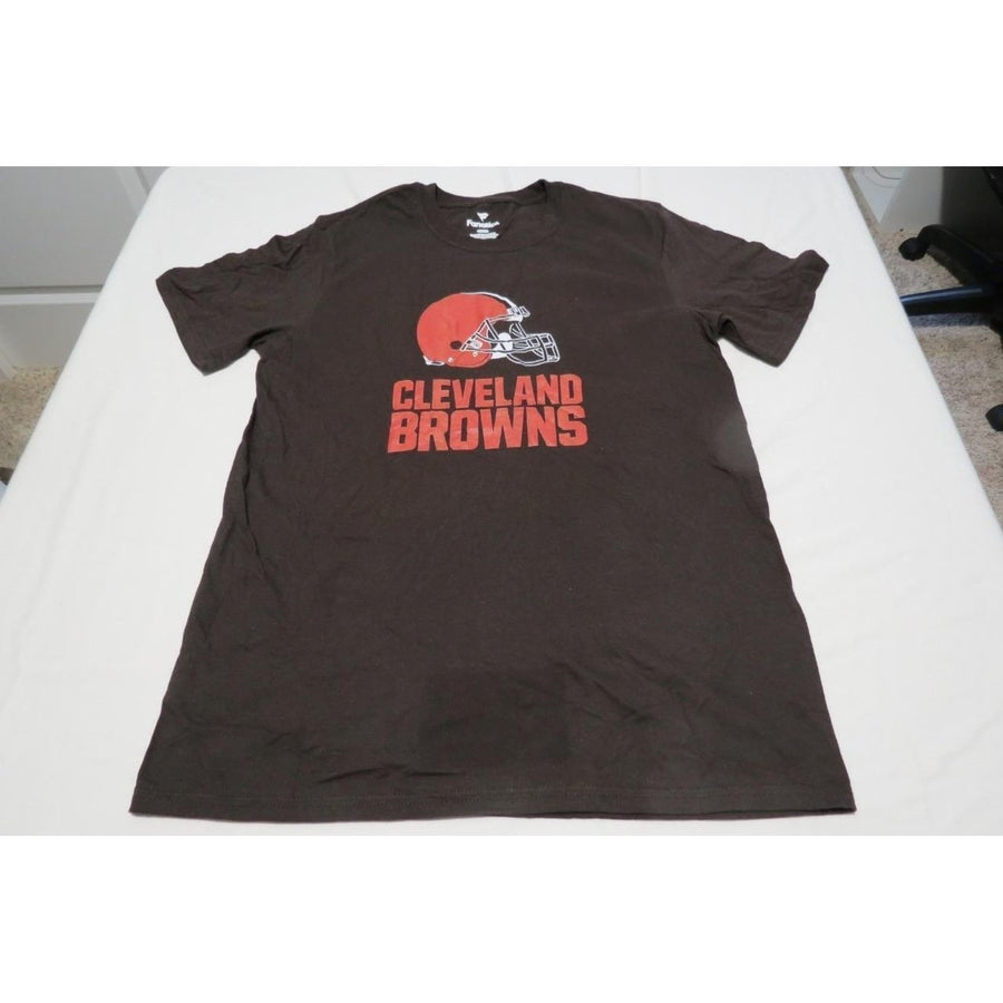 Cleveland Browns Mens Size M Medium Brown Shirt Image 1