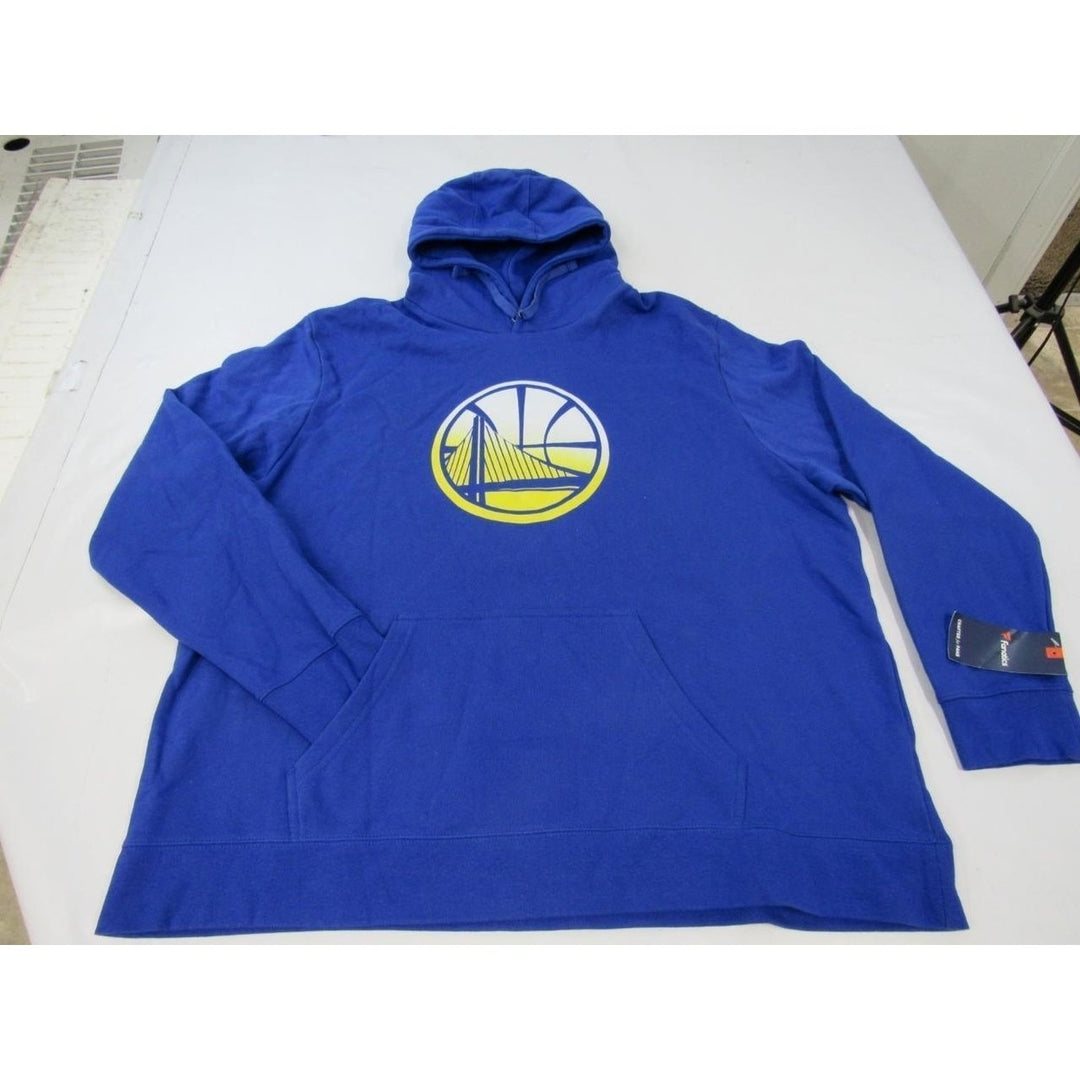 Golden State Warriors Mens Size 3XL 3XLarge Blue Hoodie Image 2