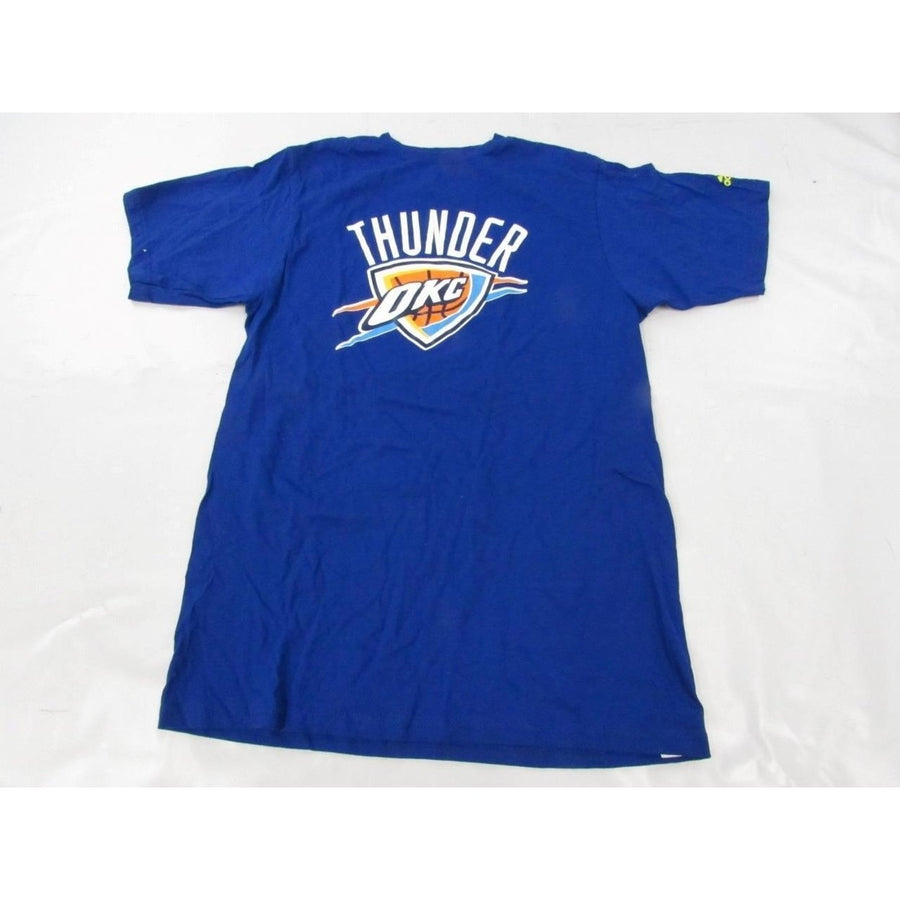 Oklahoma City Thunder Mens Size M Medium Adidas Blue Shirt Image 1