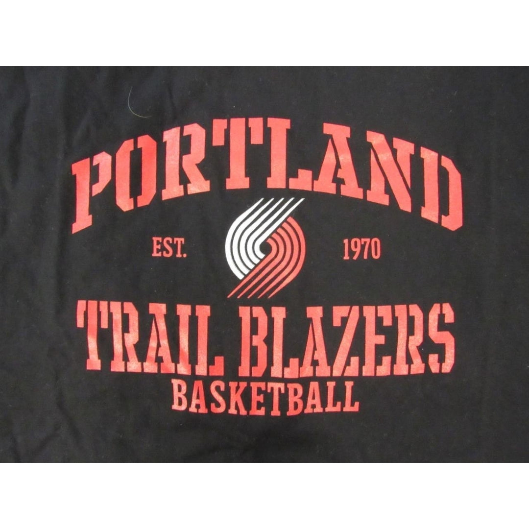 Portland Trailblazers EST 1970 Mens Size 6XL Black Majestic Shirt Image 3