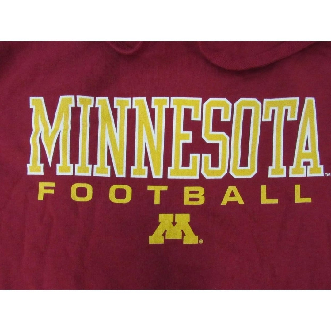 Minnesota Golden Gophers Football Mens Size S Small Maroon Hoodie Image 3